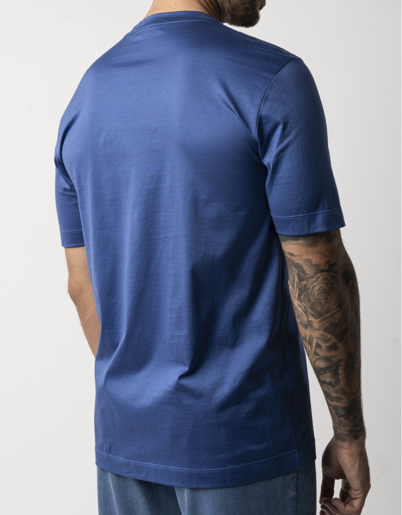 Castello d'Oro Blue T-shirt 100% Cotton Regular Fit image